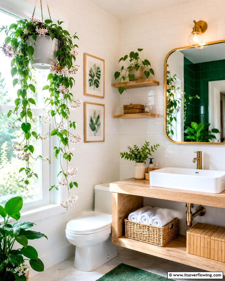 Hoya Wax Plant - 30 Best Plants for Bathroom Spaces to Enhance Humidity & Style