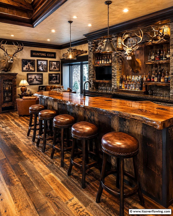 Hunting Gear Storage Bench for Organization - 25 Unique Hunting Man Cave Ideas for Your Space