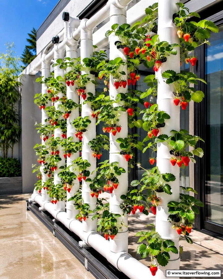 Hydroponic Systems - 25 Strawberry Planter Ideas for Fresh Homegrown Berries