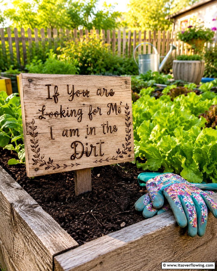 If Youre Looking for Me Im in the Dirt - 25 Funny Garden Sign Ideas to Add Humor to Your Yard
