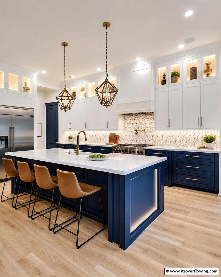 Illuminated Cabinet Accents - 21 Kitchen Cabinet Ideas for Every Style and Budget