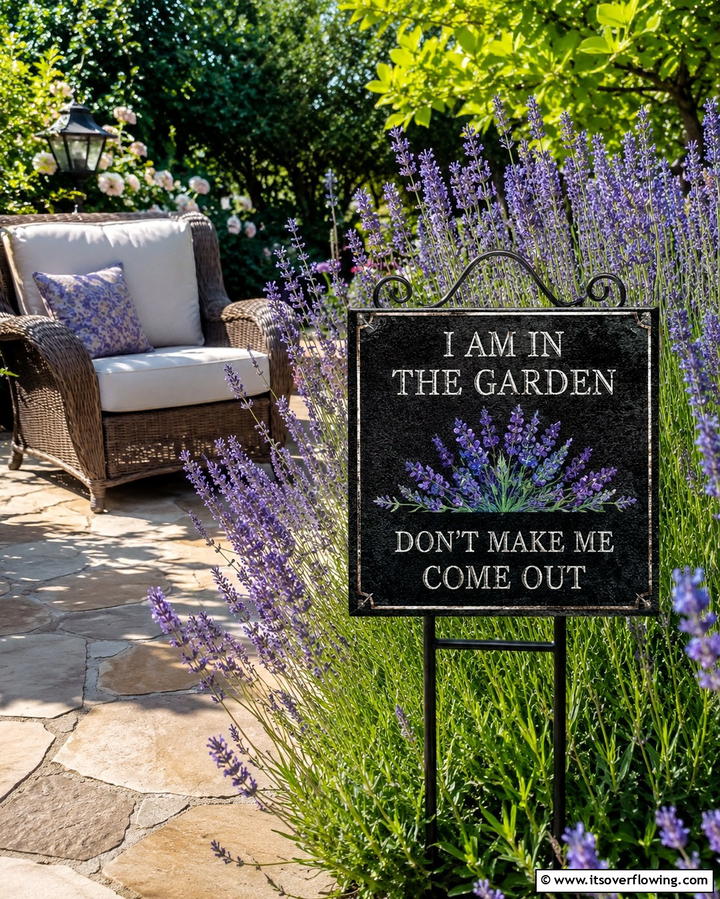 Im in the Garden Dont Make Me Come Out - 25 Funny Garden Sign Ideas to Add Humor to Your Yard