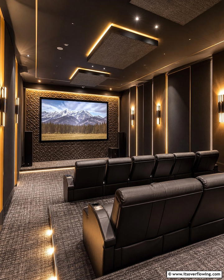 Immersive Home Theater Experience - 21 Bonus Room Ideas to Maximize Unused Spaces