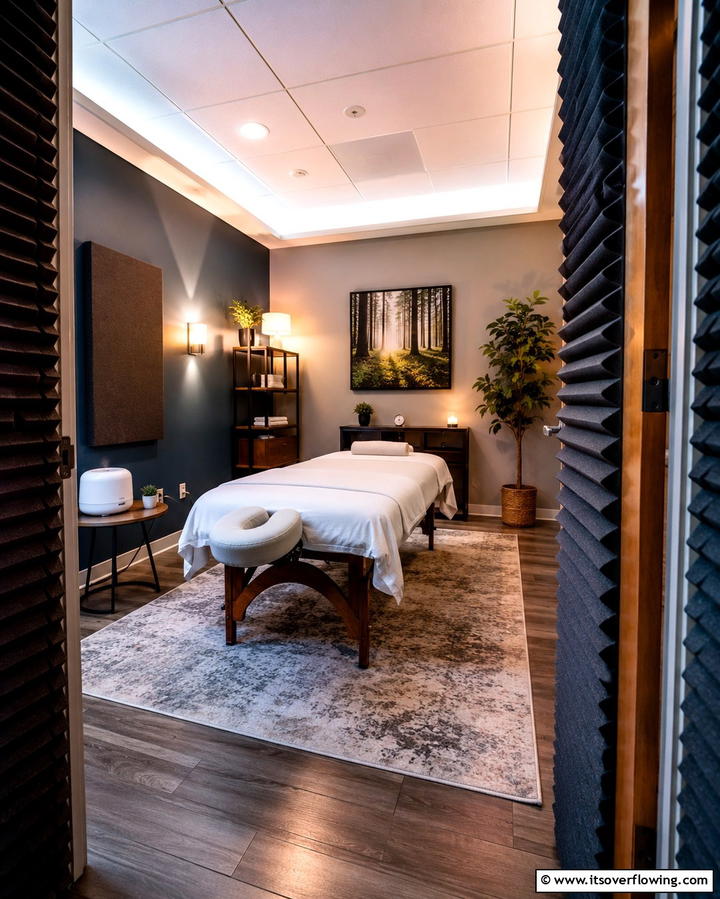 Implement Noise Canceling Solutions - 25 Massage Room Setup Ideas for Ultimate Relaxation