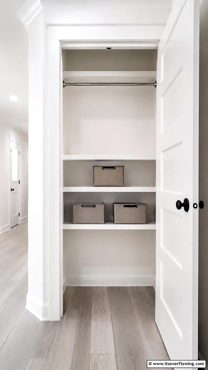 Implementing a Multi Functional Organizer System - 30 Smart Hall Closet Organization Ideas for Maximized Space