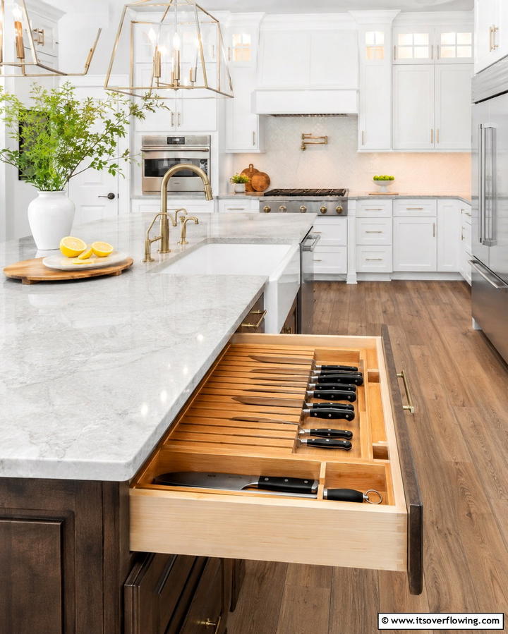 In Drawer Knife Organizers for Safety - 25 Knife Storage Ideas for a Clutter-Free Kitchen