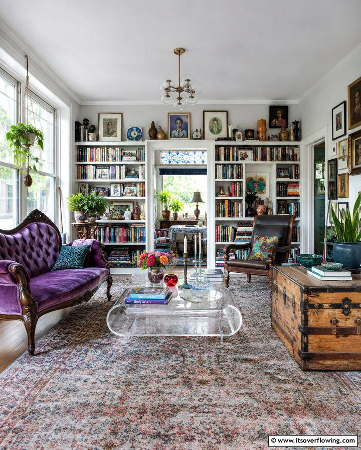 Include Eclectic Furniture Pieces - 30 Eclectic Bohemian Maximalist Decor Ideas for Vibrant Homes