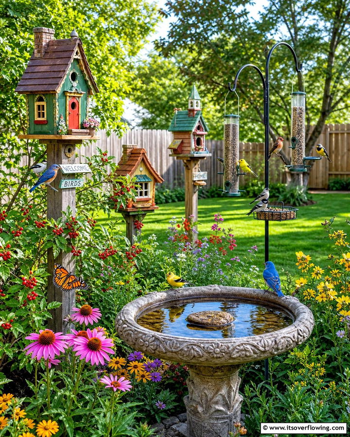 Include a Birdhouse or Feeder - 25 Backyard Oasis Ideas for Ultimate Relaxation