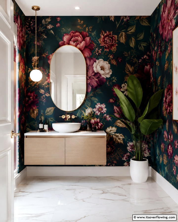 Incorporate Bold Wallpaper - 25 Eclectic Interior Design Ideas for Unique Homes