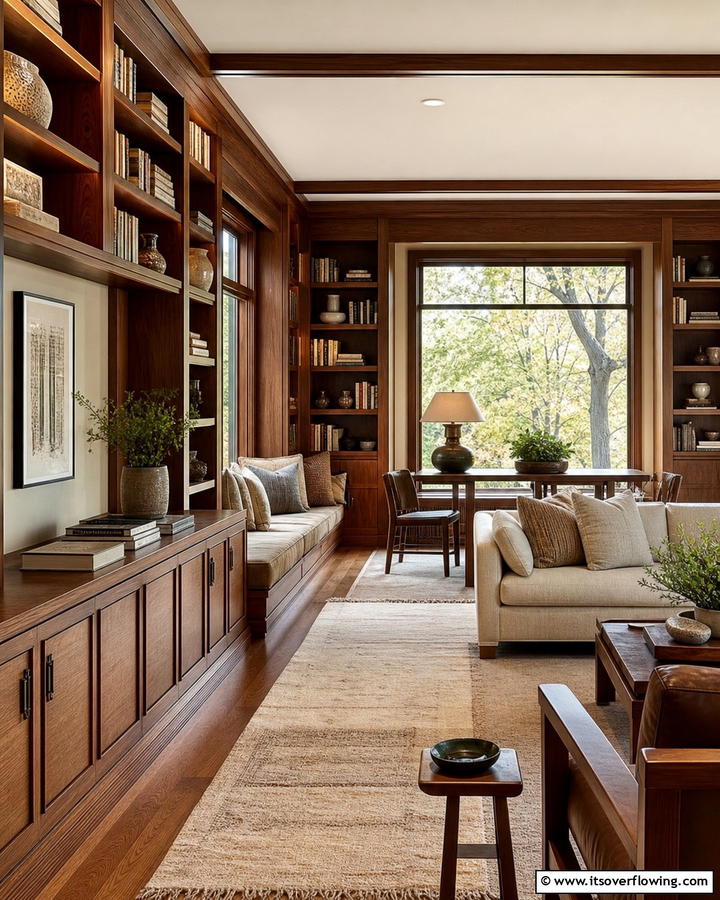 Incorporate Built In Furniture - 20 Prairie-style Interior Design Ideas for a Cozy Home