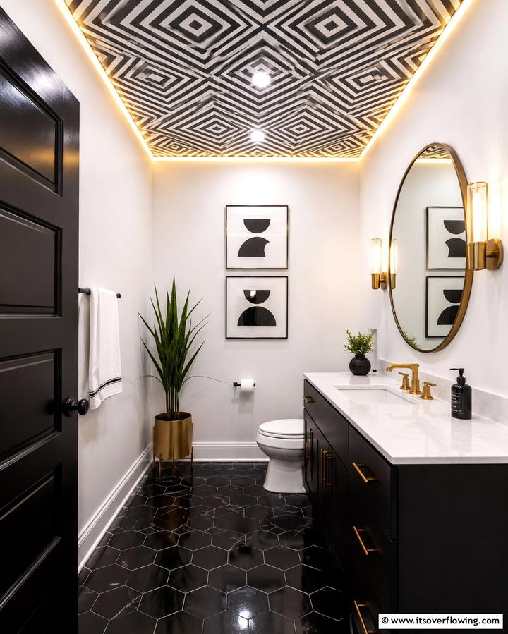 Incorporate Layered Lighting - 20 Windowless Bathroom Ideas to Brighten Up Your Space