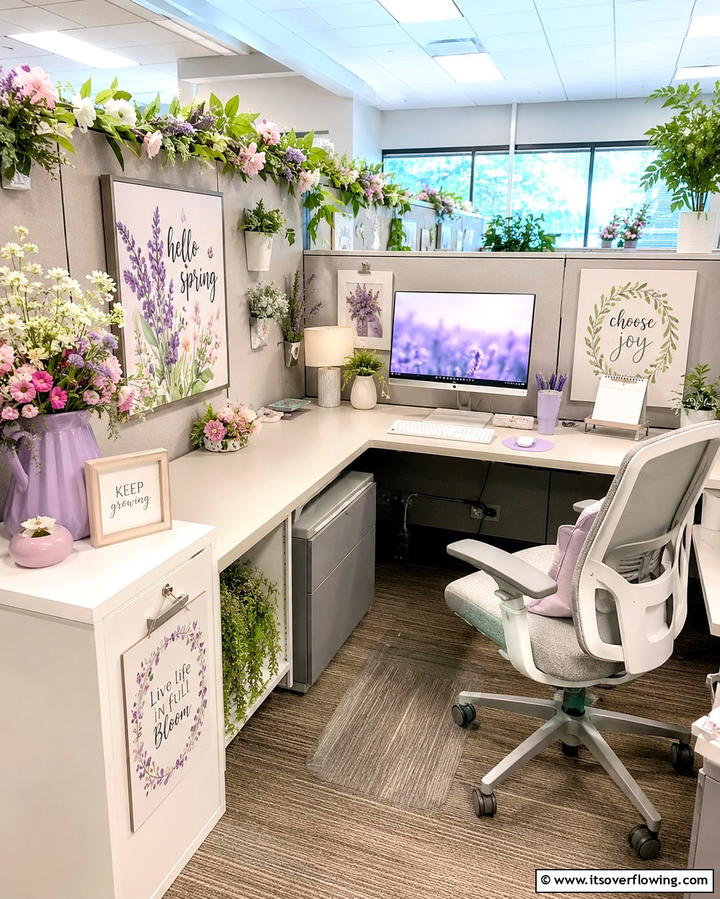 Incorporate Seasonal Decor - 25 Cubicle Decor Ideas to Personalize Your Workspace