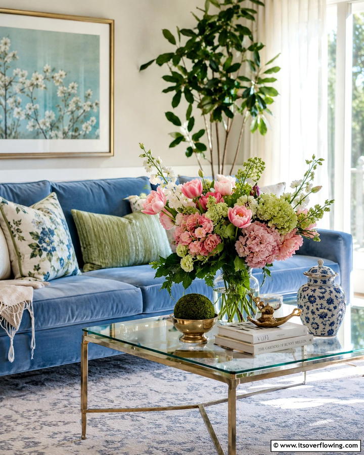 Incorporate Seasonal Decor - 25 Coffee Table Decor Ideas for Stylish Living Rooms