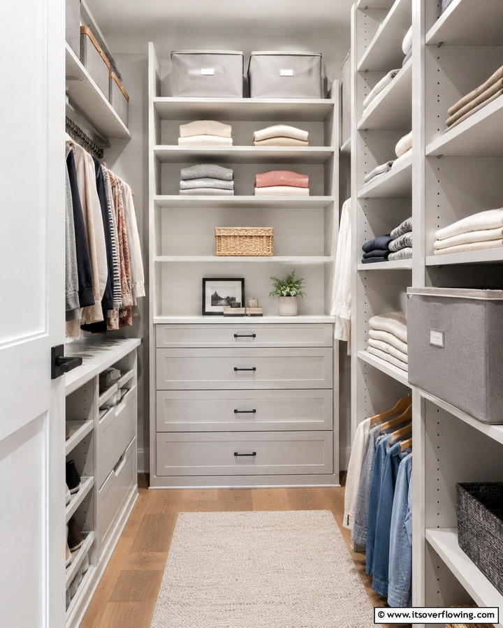 Incorporate Storage Bins and Baskets - 25 Small Closet Storage Ideas to Maximize Space