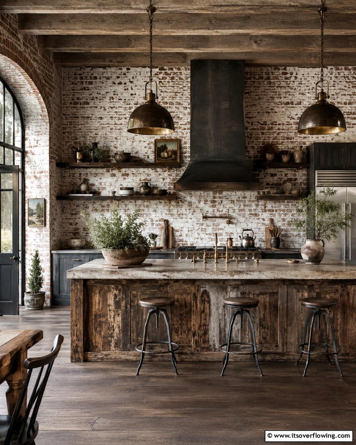Incorporate Weathered and Aged Materials - 30 Wabi Sabi Interior Design Ideas for Serene Minimalism