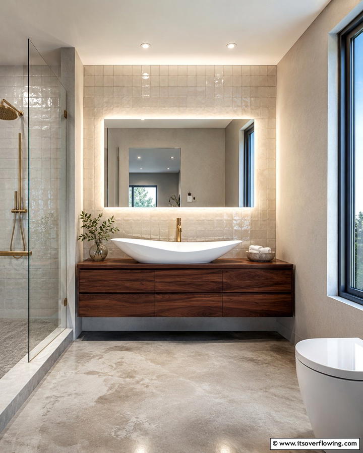 Incorporate a Statement Sink - 25 Bathroom Staging Ideas to Sell Your Home Faster