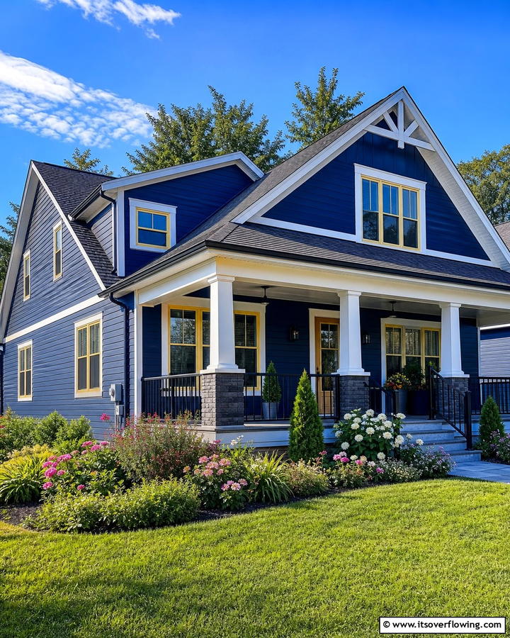 Indigo Depth - 20 Midnight Blue and Dark Blue House Siding Colors