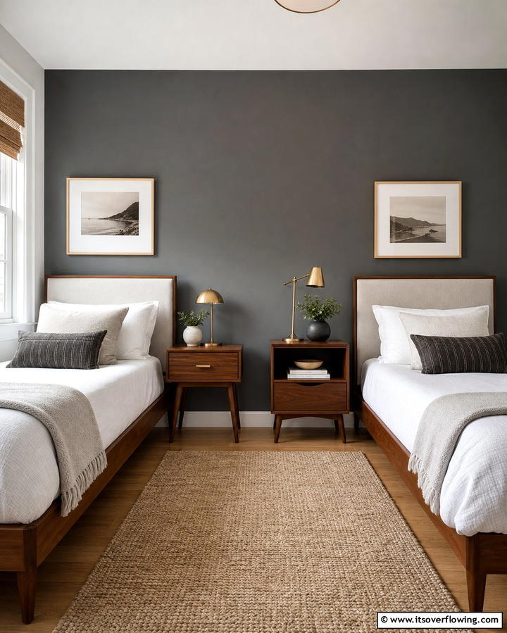 Individual Bedside Tables - 25 Twin Bedroom Ideas for Shared Spaces