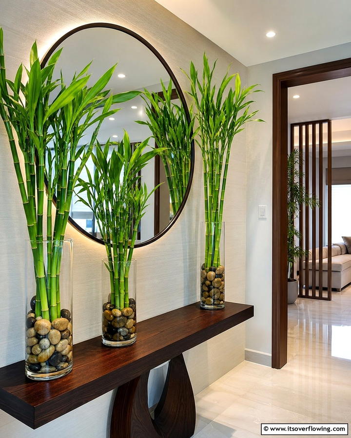 Indoor Bamboo Garden for Good Luck - 25 Creative Indoor Garden Ideas to Brighten Your Home