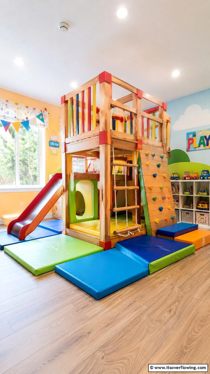Indoor Climbing Structures - 21 Safe and Fun Toddler Room Ideas for Playful Environments