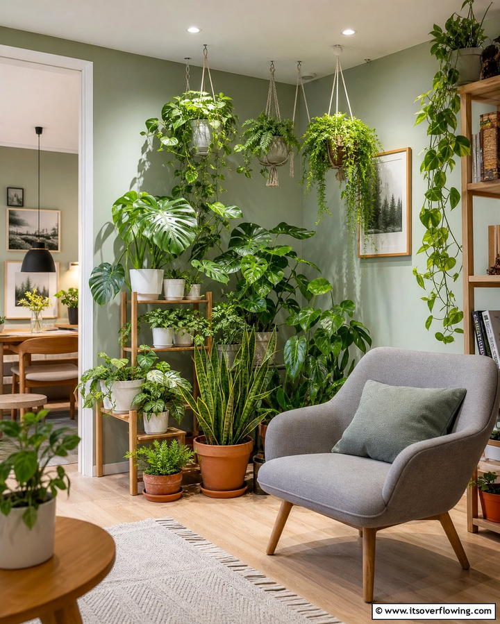 Indoor Garden Nook - 25 Inviting Living Room Nook Ideas for Cozy Spaces