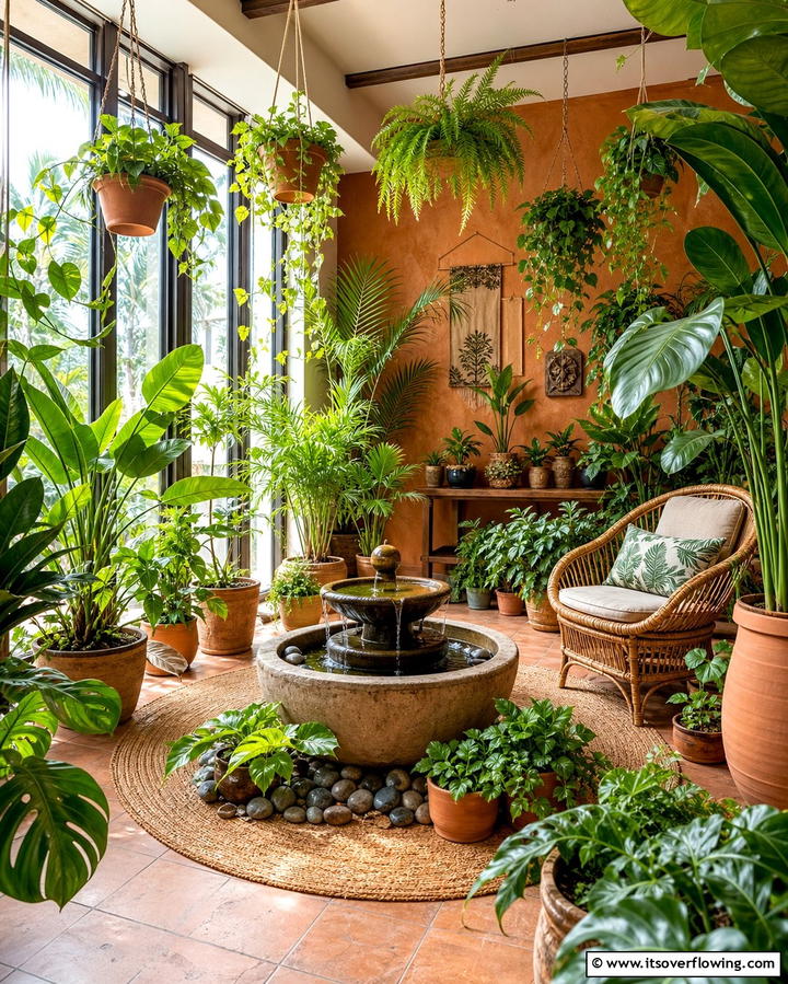 Indoor Garden Oasis - 25 Den Ideas to Create a Comfortable Retreat
