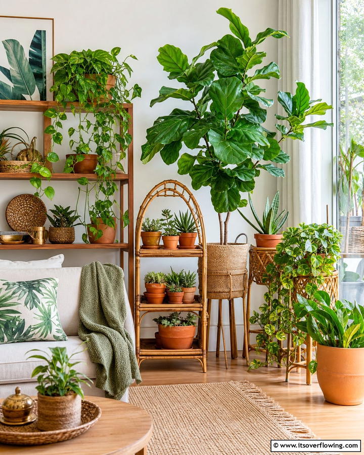 Indoor Garden Oasis - 21 Corner Decoration Ideas to Utilize Empty Spaces