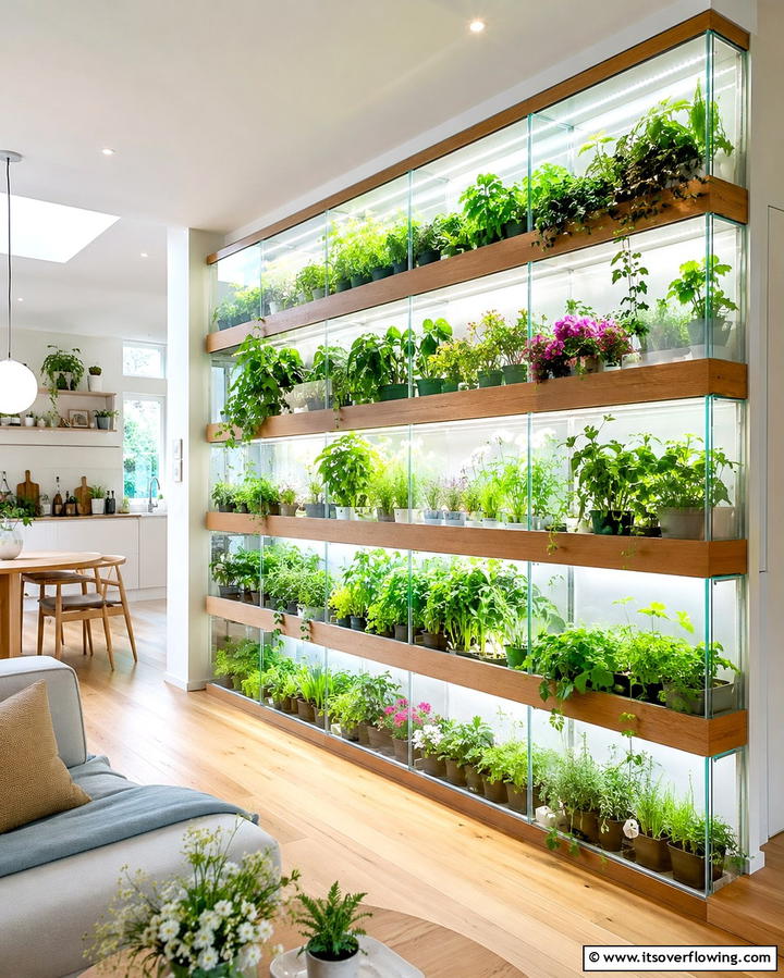 Indoor Greenhouse Shelf - 20 Indoor Greenhouse Ideas for Year-Round Gardening