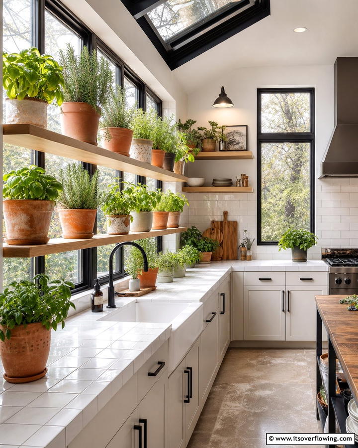 Indoor Herb Garden - 25 Morning Room Ideas to Brighten Your Day