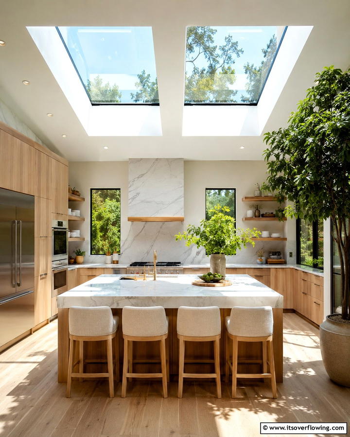 Indoor Herb Garden for Freshness - 25 Organic Kitchen Design Ideas for a Natural Look