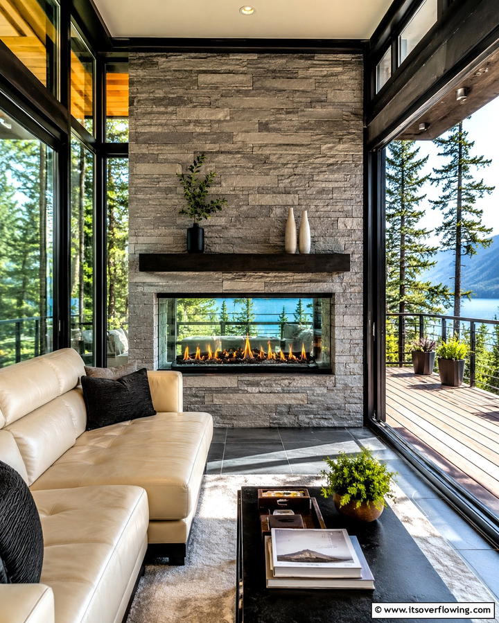 Indoor Outdoor Fireplace Sunroom and Deck - 25 Sunroom and Deck Combo Ideas for Seamless Indoor-Outdoor Living