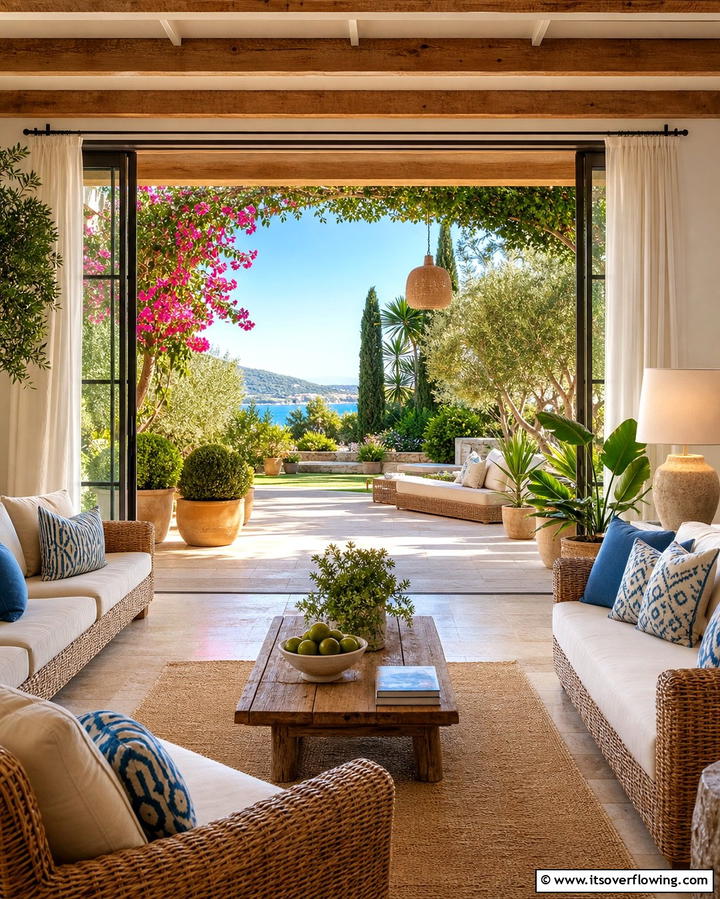Indoor Outdoor Living Harmony - 30 Mediterranean Interior Design Ideas for Warm Homes