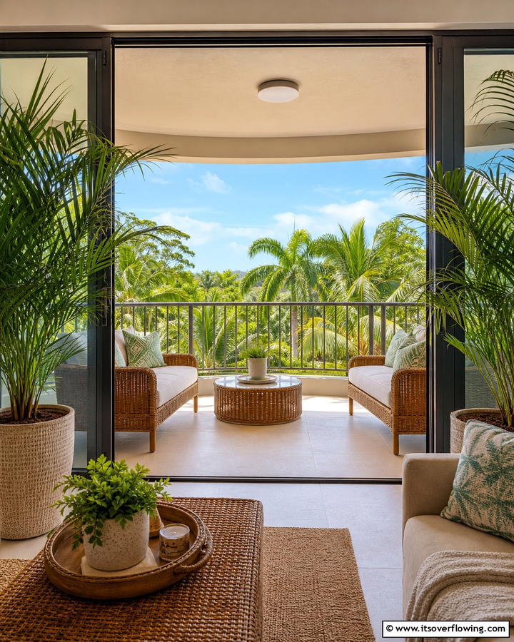 Indoor Outdoor Transition Space - 21 Small Balcony Decor Ideas for Cozy Outdoor Retreats