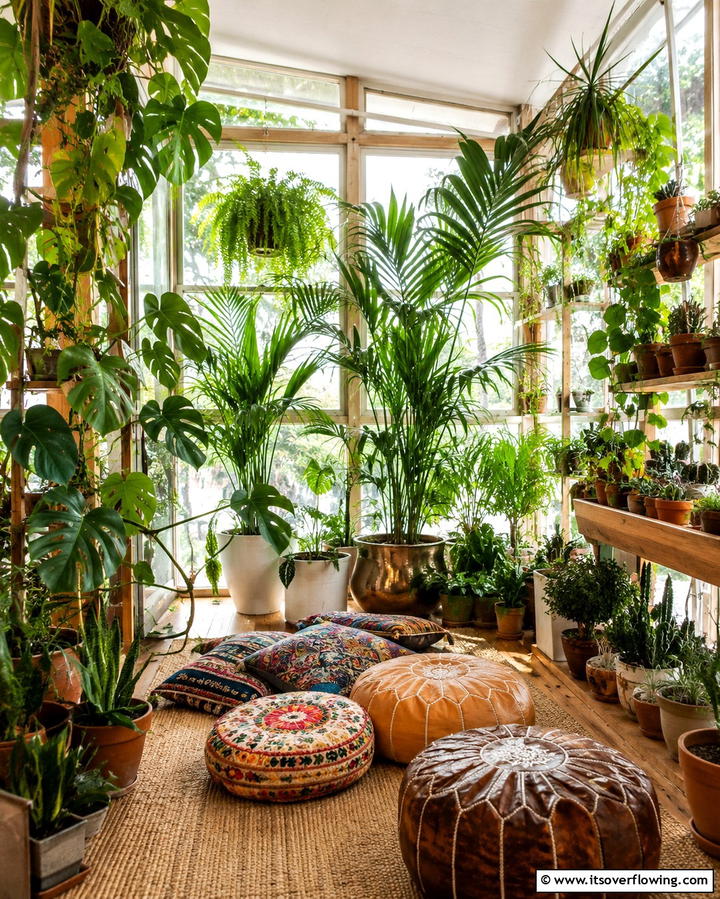 Indoor Plant Jungle - 30 Eclectic Bohemian Maximalist Decor Ideas for Vibrant Homes