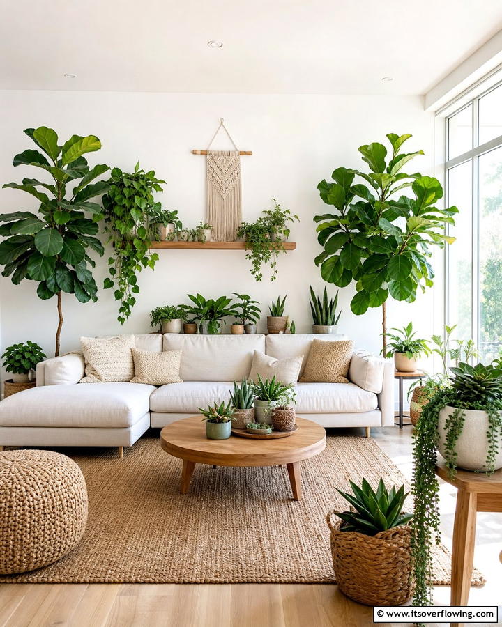 Indoor Plants - 25 Boho-Scandinavian Design and Decor Ideas