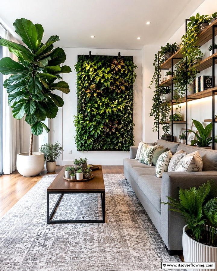 Indoor Plants and GreeneryExact - 25 Contemporary Interior Design Style Ideas