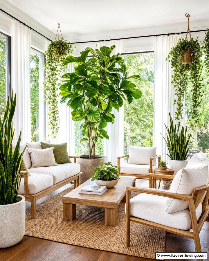 Indoor Plants for Freshness - 25 Morning Room Ideas to Brighten Your Day