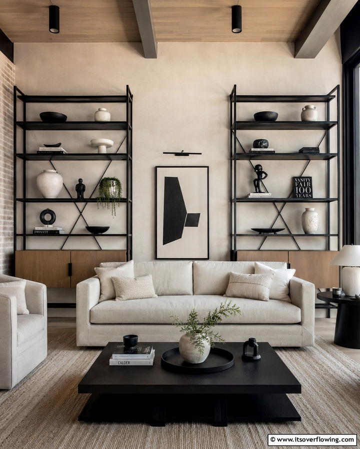 Indoor Plants for Freshness - 30 Space-Saving Condo Living Room Ideas for Urban Dwellers