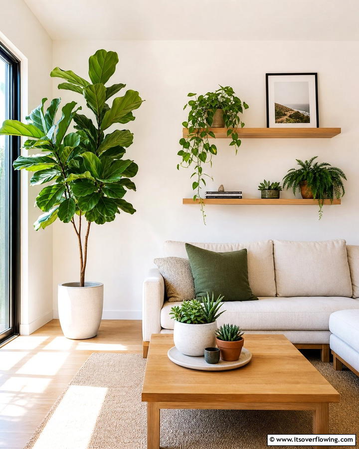 Indoor Plants for a Fresh Atmosphere - 30 Minimalist Decorating Ideas for a Clutter-Free Home