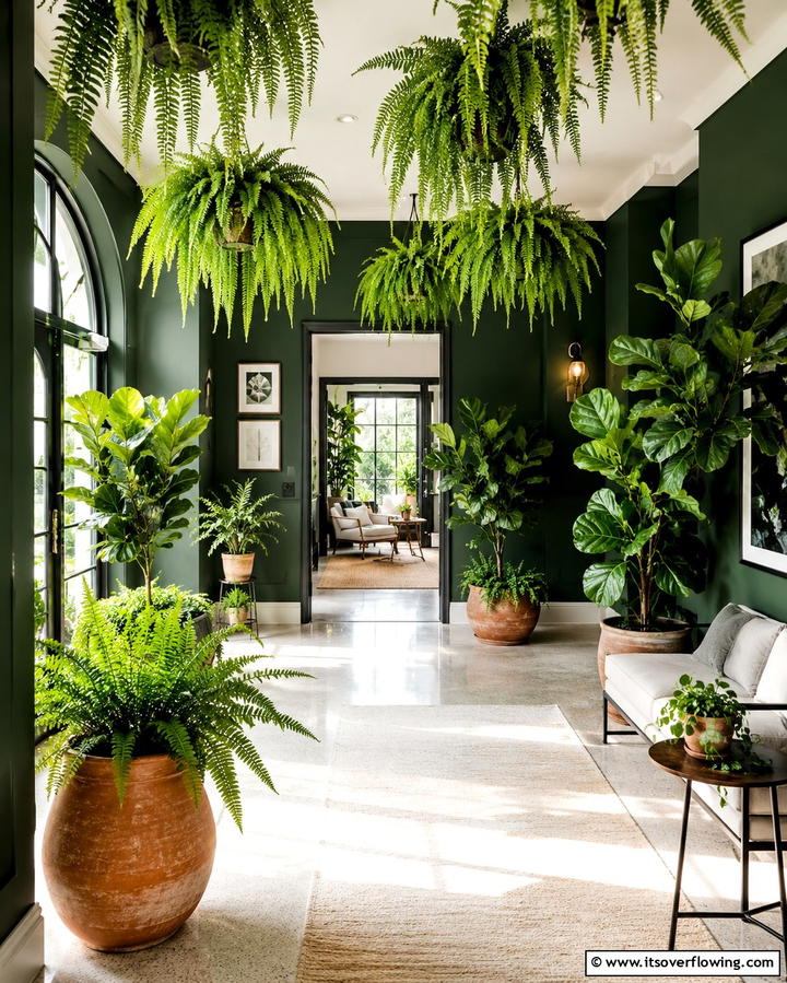 Indoor Plants for a Natural Touch - 25 Small Screened-in Porch Ideas for Comfort