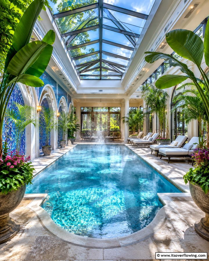 Indoor Pools - 25 Backyard Pool Ideas for Summer Fun and Relaxation