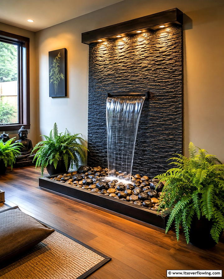Indoor Water Features - 25 Organic Modern Interior Design Ideas for Your Home