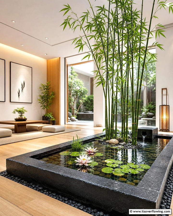 Indoor Water Gardens for a Zen Atmosphere - 25 Creative Indoor Garden Ideas to Brighten Your Home