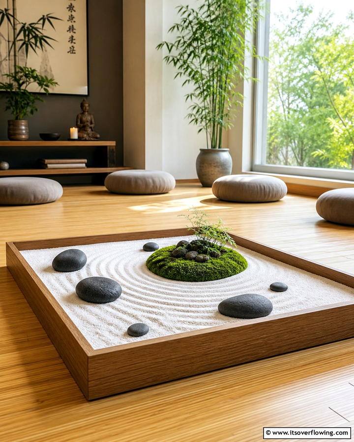 Indoor Zen Gardens for Mindfulness - 25 Creative Indoor Garden Ideas to Brighten Your Home