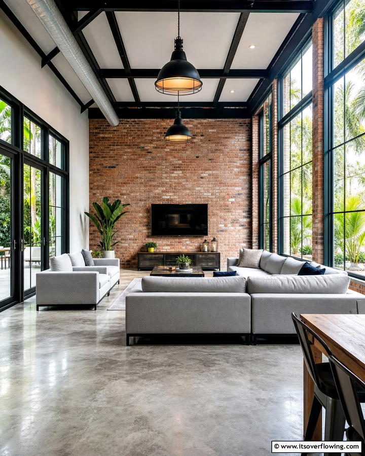 Industrial Chic - 25 Florida Room Ideas for a Relaxing Sun-Filled Space