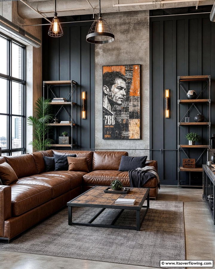 Industrial Chic Appeal - 25 Board and Batten Wall Ideas to Elevate Your Home’s Interior