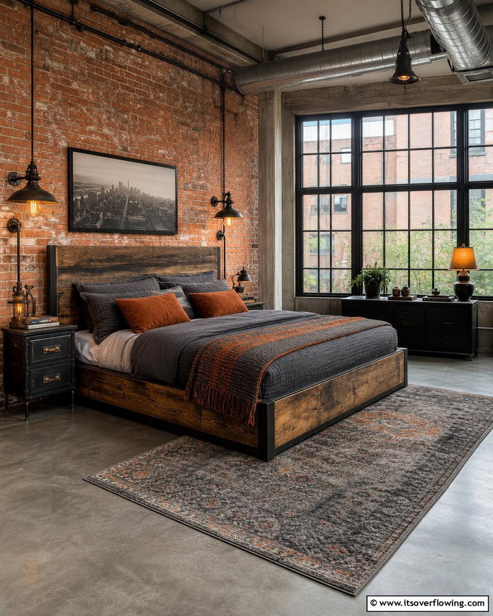 Industrial Chic Bedroom - 21 Modern Bedroom Interior Design Ideas for Elegant Spaces