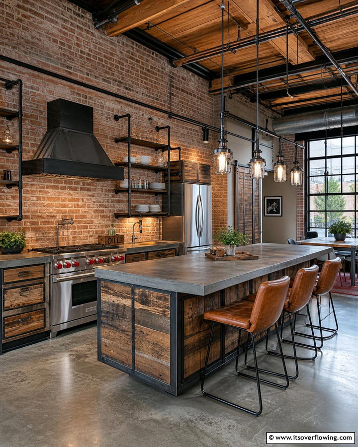 Industrial Chic Cabinets - 21 Kitchen Cabinet Ideas for Every Style and Budget