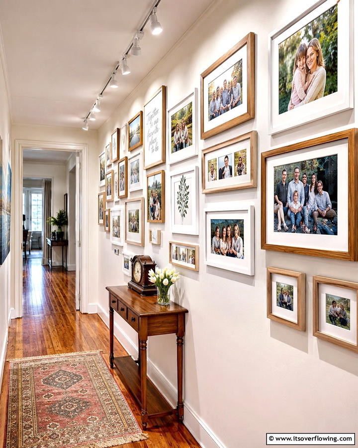Industrial Chic Elements - 30 Hallway Decor Ideas to Maximize Narrow Spaces