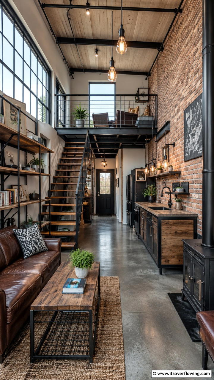 Industrial Chic Tiny House - 21 Tiny House Design Ideas for Compact, Efficient Living
